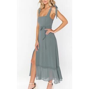 Show Me Your Mumu - Claire Midi Dress / S / Sage